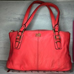 Coach flamingo pink small bag